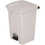 Lixeira 25 lts c/ pedal Branca Belosch