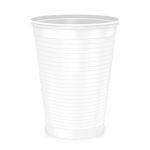 Copo 300 ml Rosso Transparente e Branco