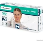 Luva Látex Procedimento Descartável Com Pó P M G Caixa 100un
