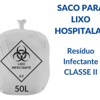 Saco de lixo hospitalar NEKPLAST 50 litros 100 unidades - Image 3