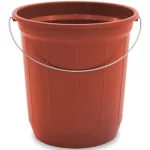 Baldes Plástico Multiuso Com Alça De Ferro 8Lts