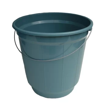 Baldes Plástico Multiuso Com Alça De Ferro 8Lts - Image 2