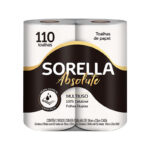 Toalha de Papel Sorella Absolute pacote com 110 Toalhas