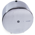 Porta rolão higiênico em aço Inox para rolo de 300 mts, marca Aurimar